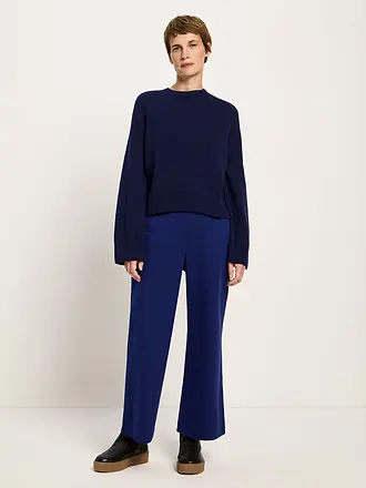 LANIUS | Pullover Cropped Fit | dunkelblau
